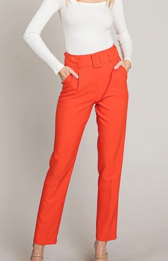 Orange Pants