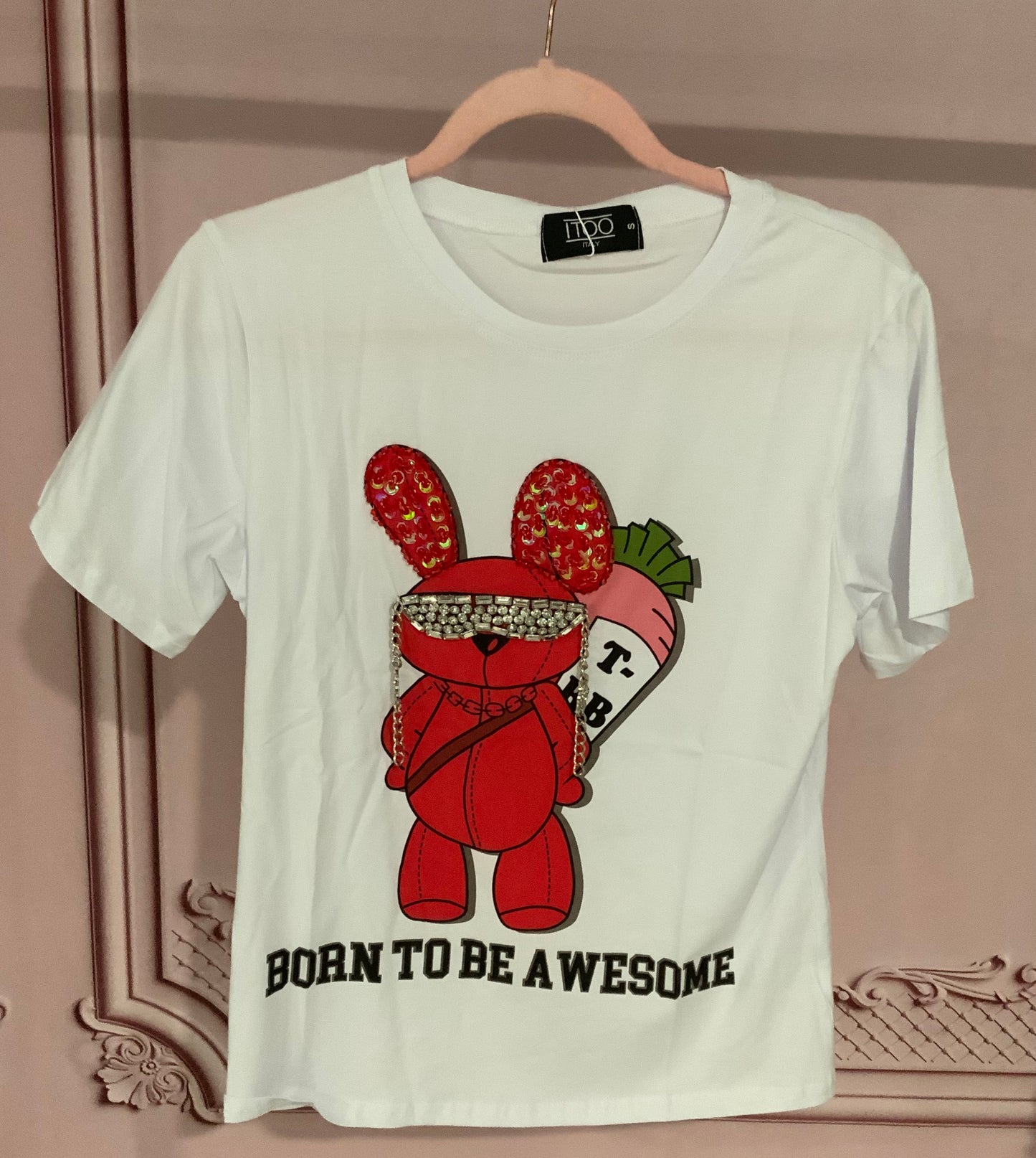 T-shirt Born To Be A Wesome
