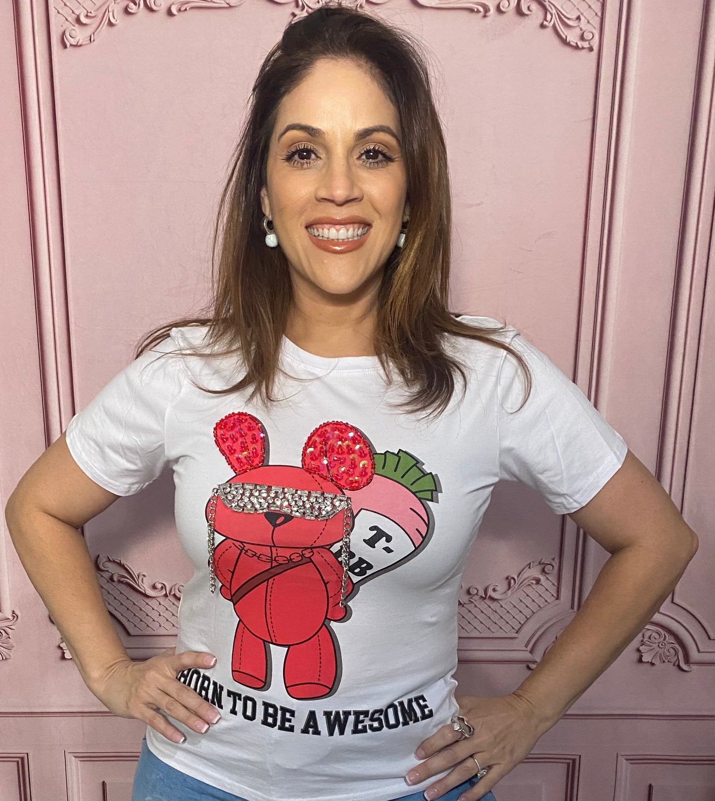 T-shirt Born To Be A Wesome