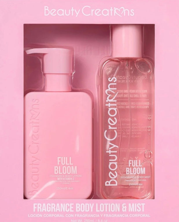 Lotion & Mist Set Beauty Creations