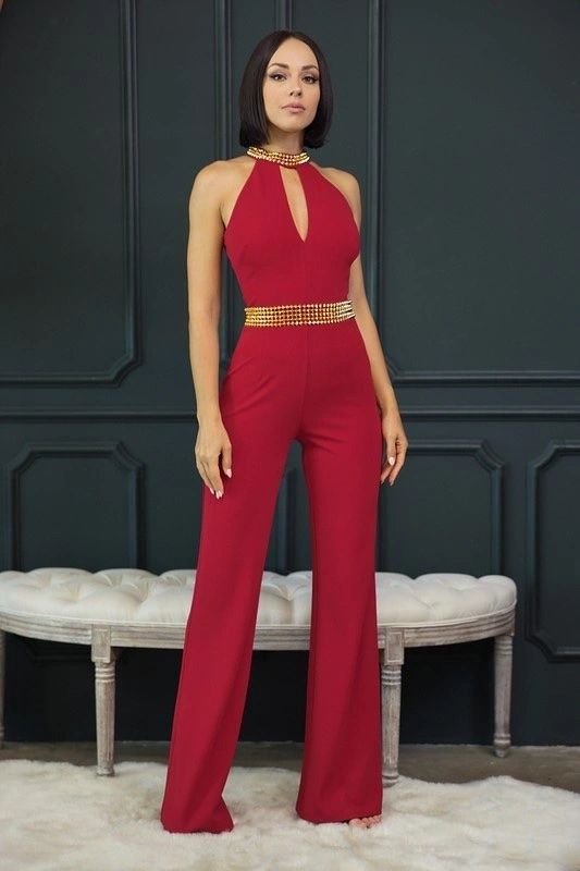 Ruby Red Jumpsuit