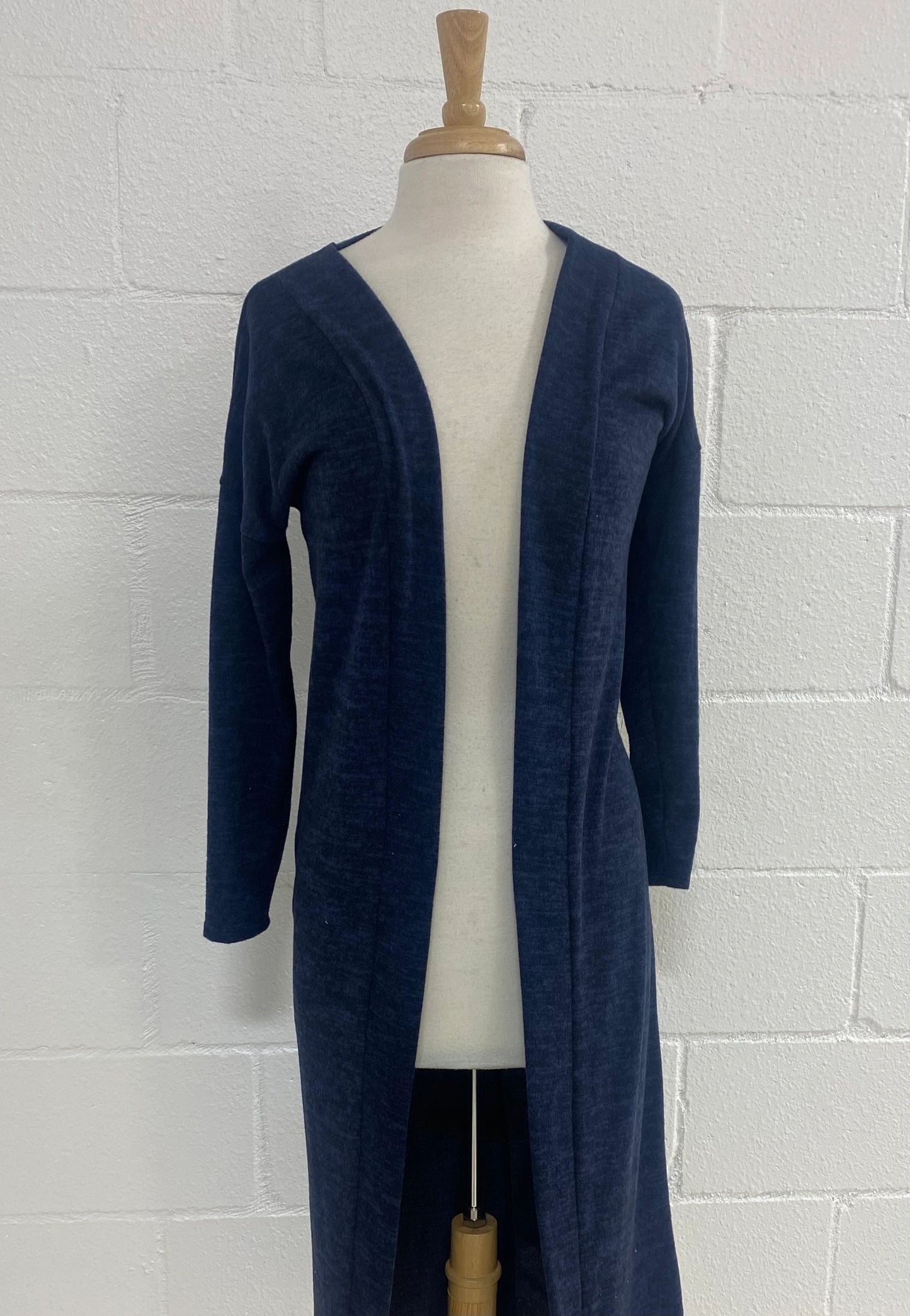 Blue Long Cardigan