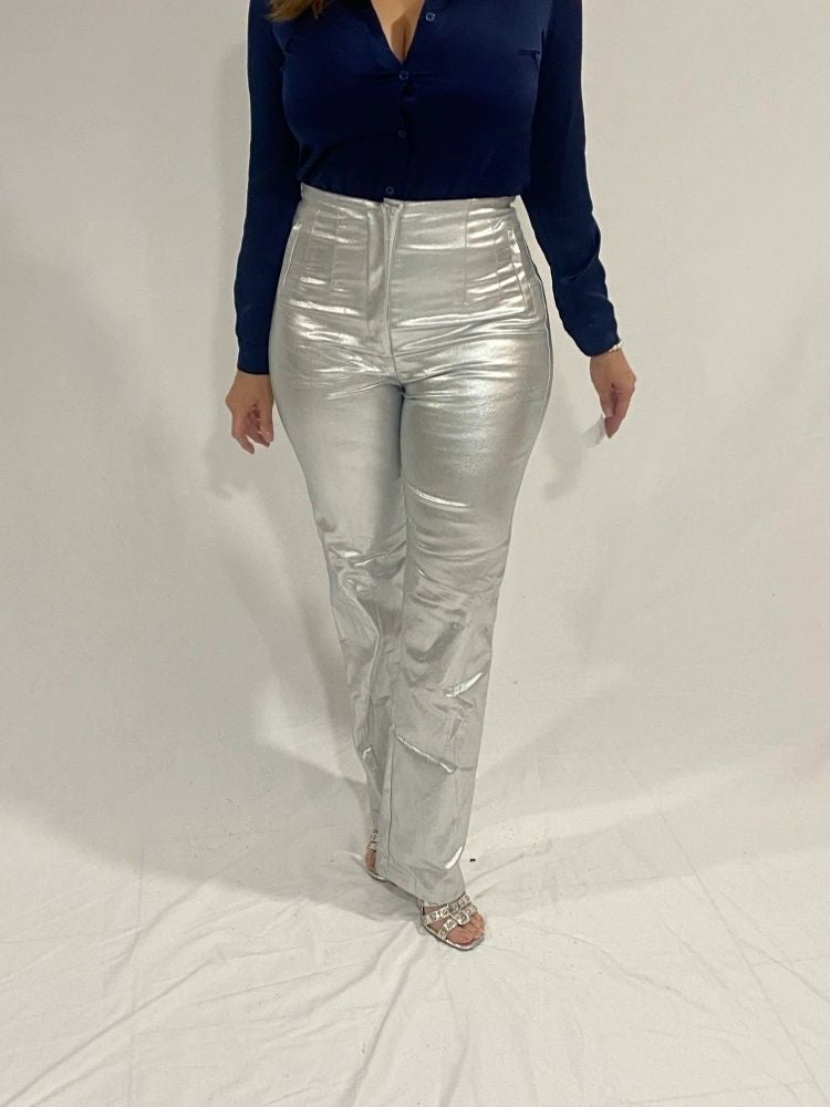 Italian Leather Metallic Bottoms