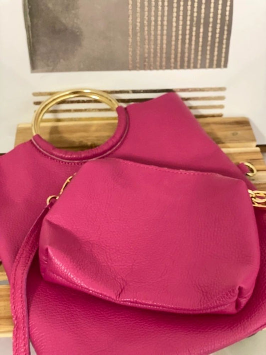 Italian Leather Pink Set