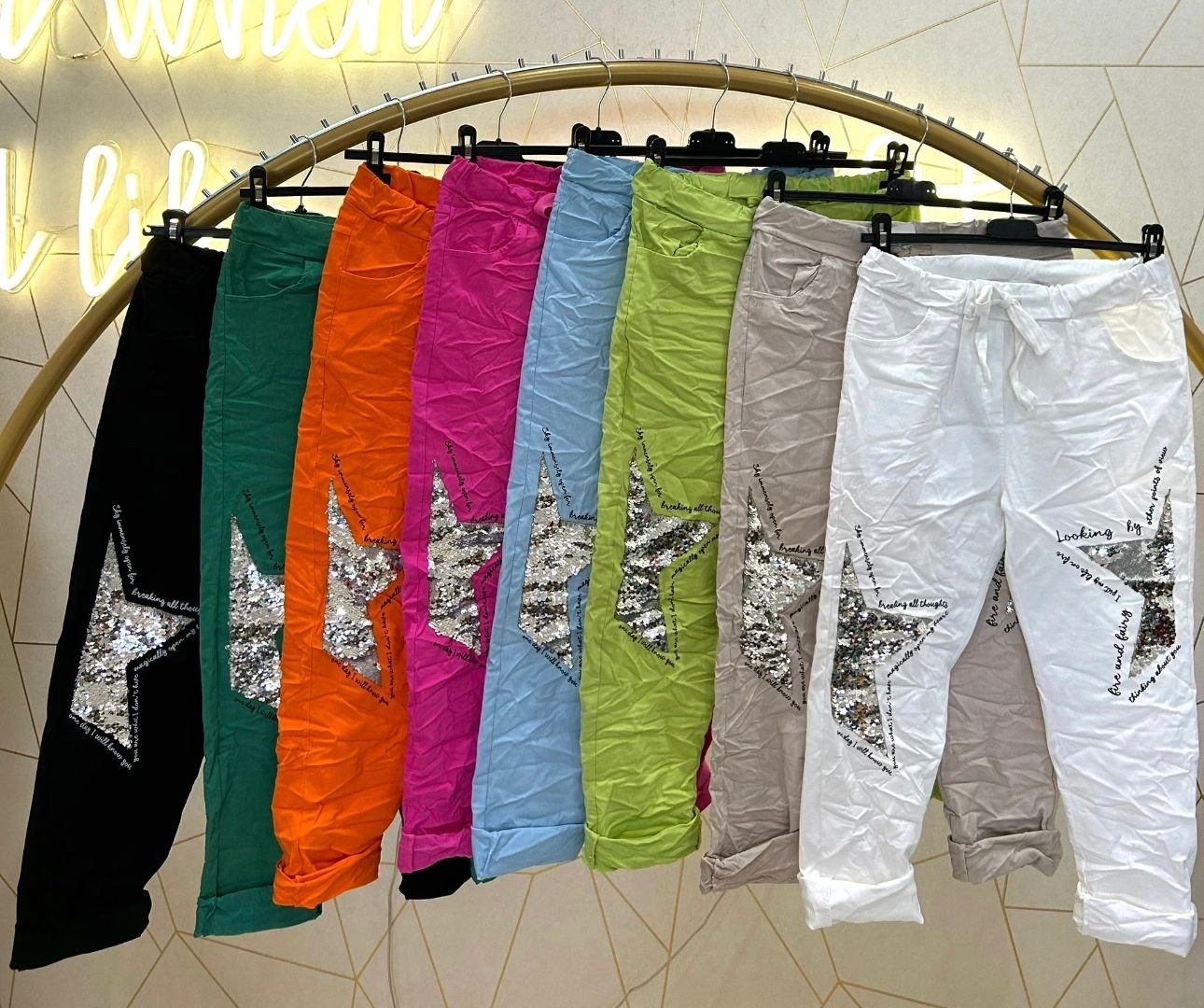 Glitter Stars Italian Pants