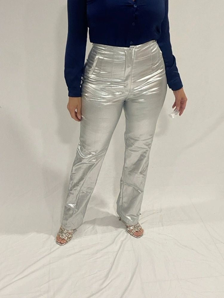 Italian Leather Metallic Bottoms