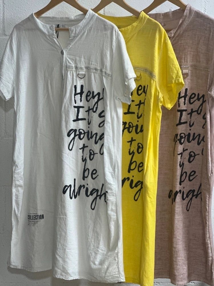 Positive Message Casual Dress