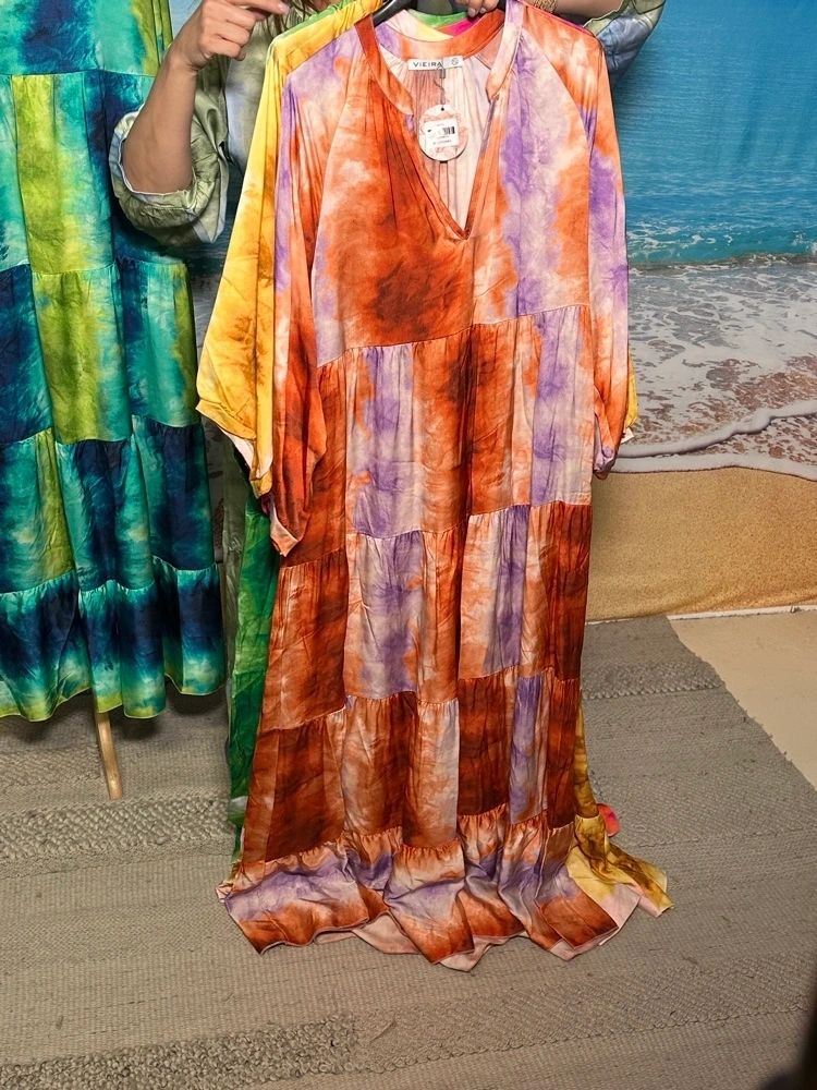 Flowy Colorful Talian Maxi