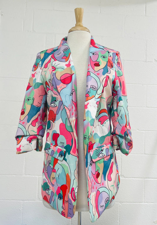 Artistic Pastel Bonanza Blazer