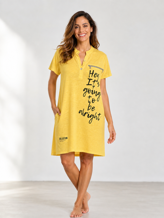 Positive Message Casual Dress