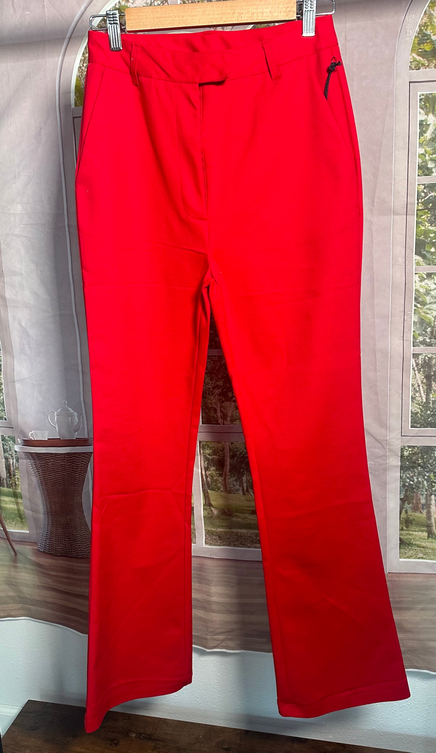 Wide Red Pants