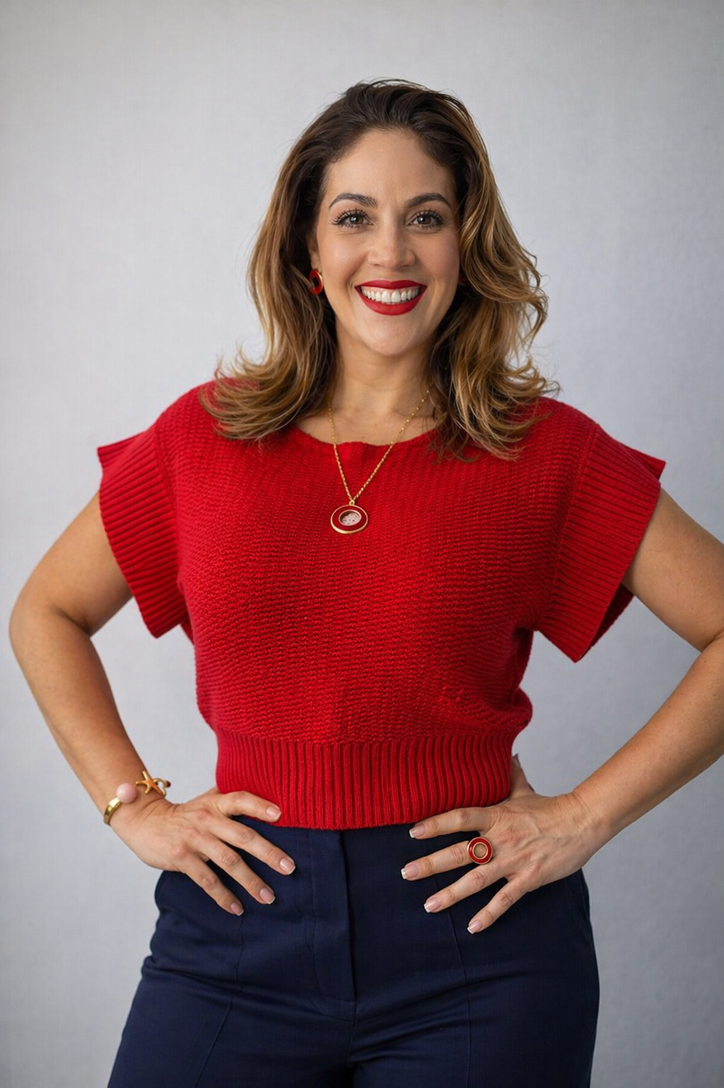 Red Flare Top