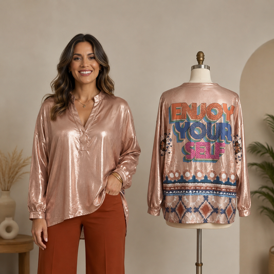 Enjoy Yourself Italian Blouse