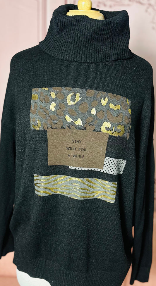 Stay Wild for a While Sweater