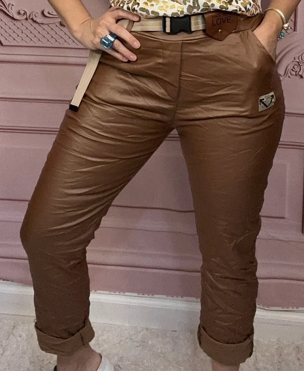 Vegan Leather Pant