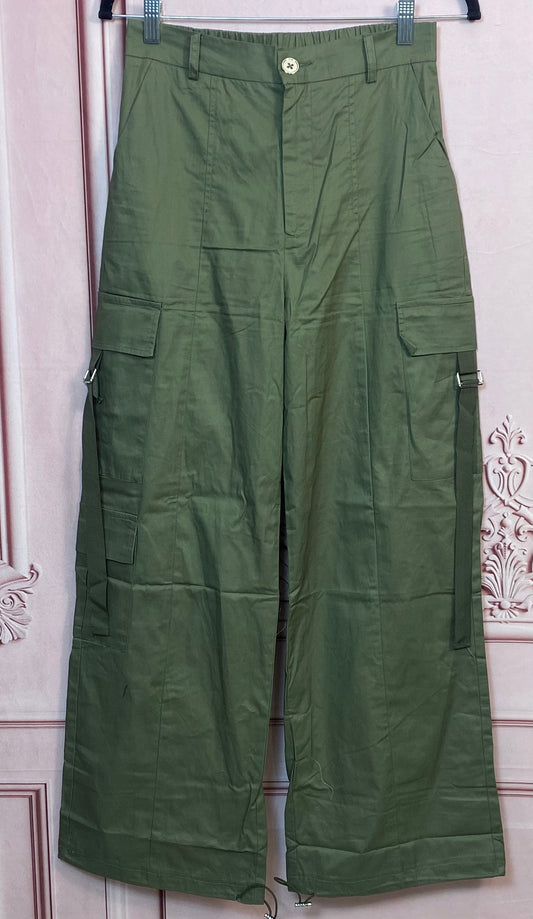 Pants Pockets Olive