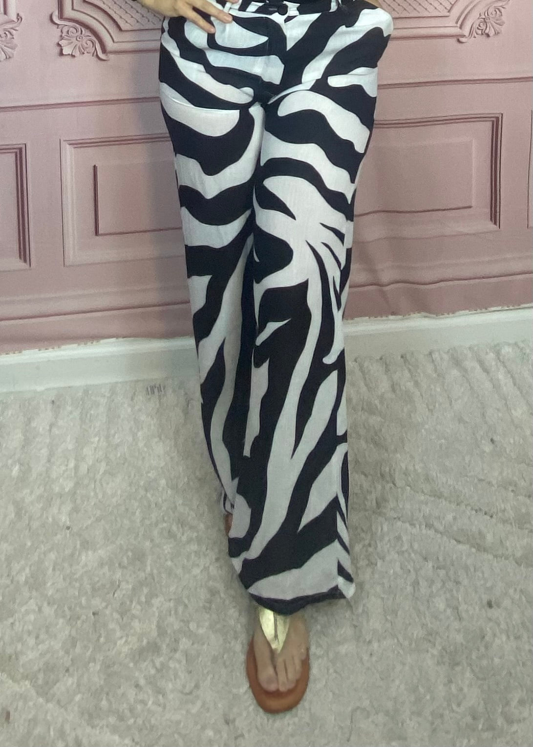 Zebra pants