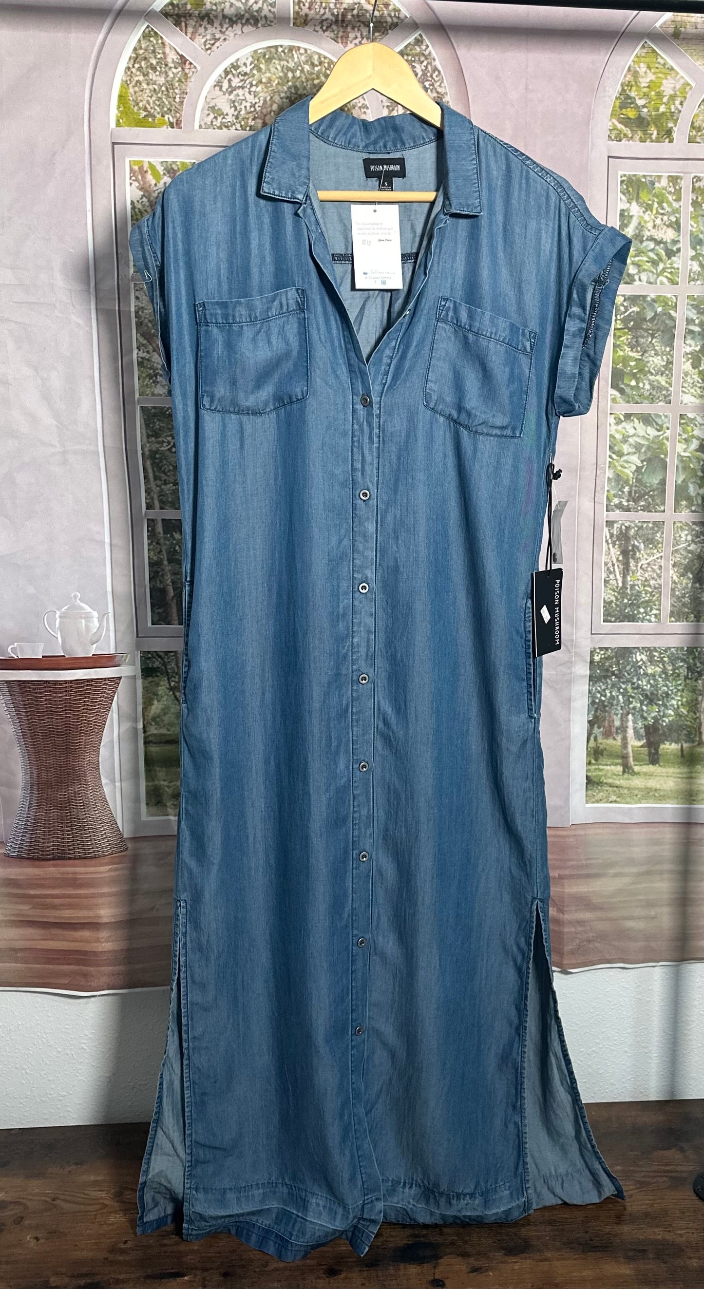 Denim Maxi Dress