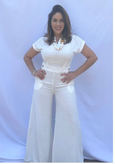 White Elegant Jumpsuit