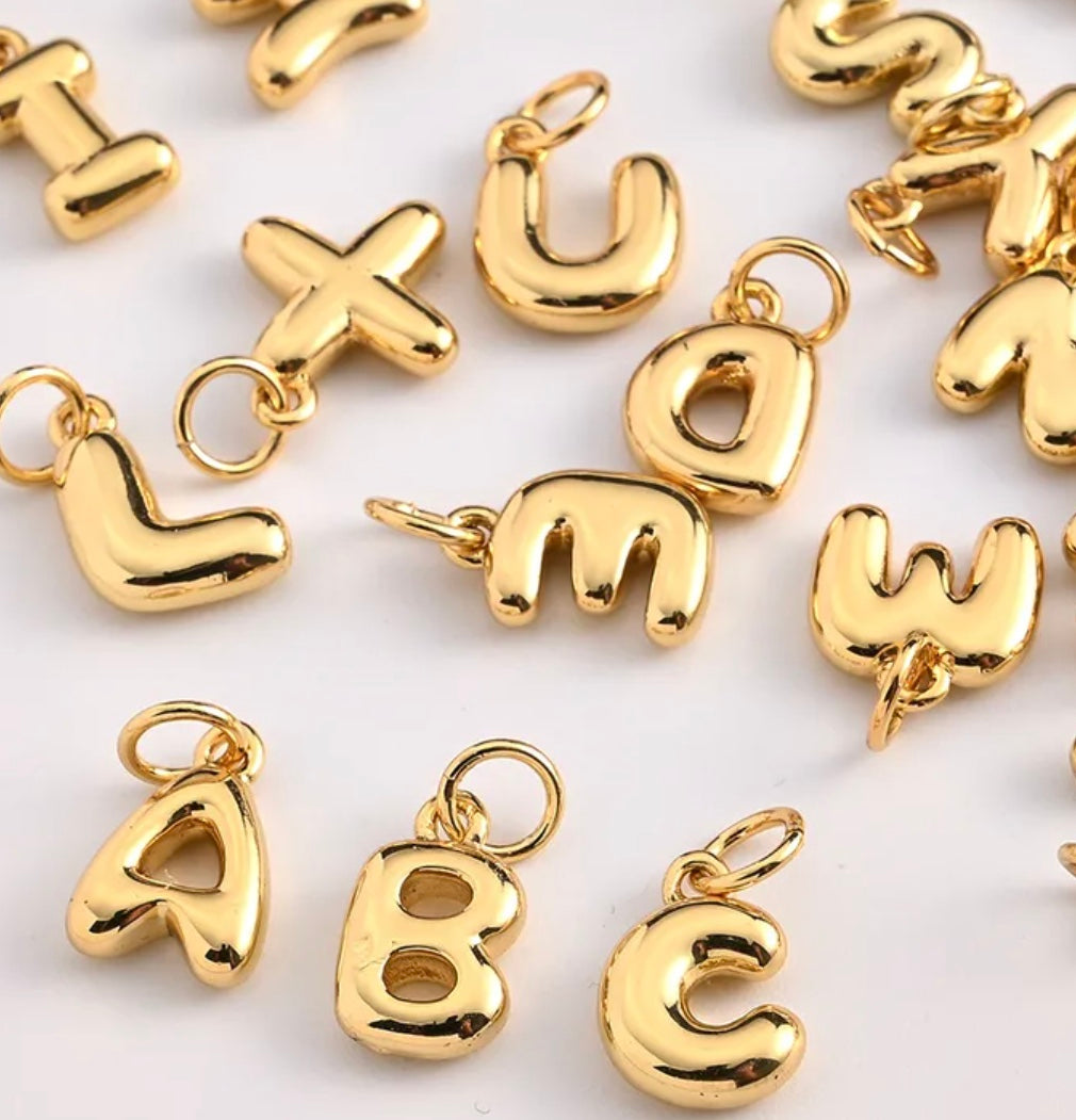 Gold plated Color letters